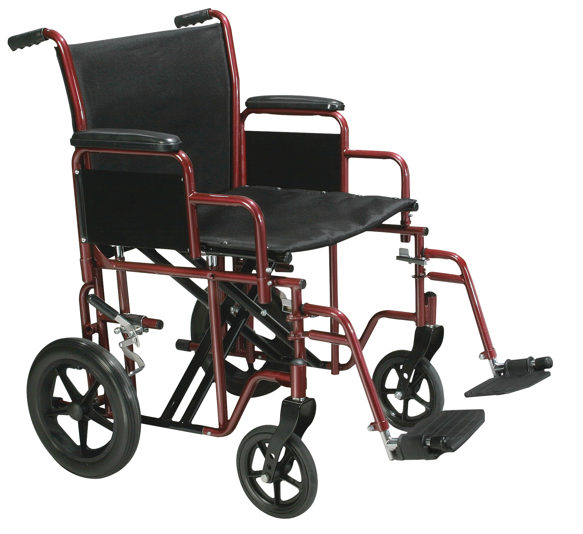 Fauteuil de transport bariatrique en acier robuste (Drive Medical