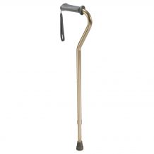 Rehab Ortho K Grip Offset Handle Cane with Wrist Strap