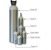 Oxygen cylinder 170 litres (Size Dodu)