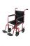 Flyweight Lightweight Transport Wheelchair with Removable Wheels